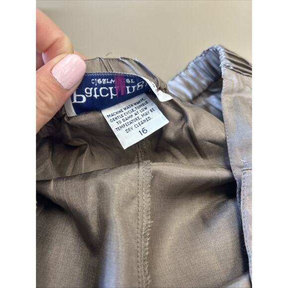 Patchington Pants Brown size 16 Pleated VTG Clearwater FL women’s Formal Career - Picture 8 of 9